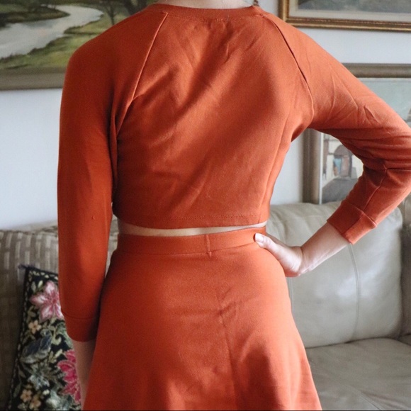 American Apparel Sweatshirt Skirt Set - Picture 4 of 5